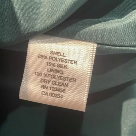 Lord & Taylor green bird cage skirt size 10 - Picture 6 of 6